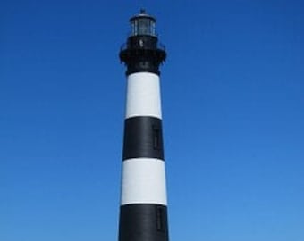 Bodie Island Lighthouse Counted Cross Stitch Pattern, Nautical Cross Stitch, Coastal Cross Stitch, Scenic Cross Stitch – PDF download