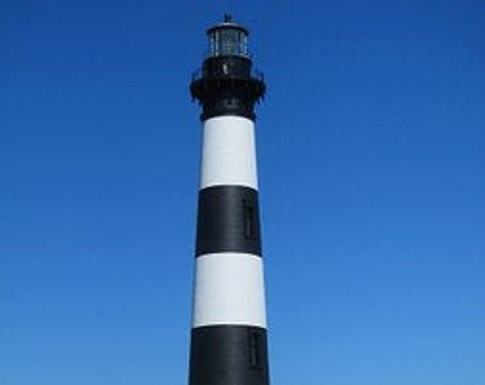 Bodie Island Lighthouse Counted Cross Stitch Pattern, Nautical Cross Stitch, Coastal Cross Stitch, Scenic Cross Stitch – PDF download