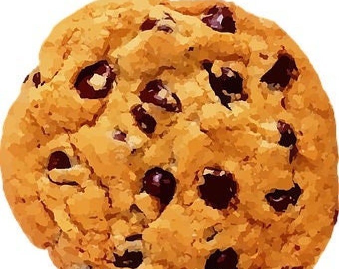Chocolate Chip Cookie Counted Cross Stitch Pattern, Food Cross Stitch, Kitchen Cross Stitch – PDF Download