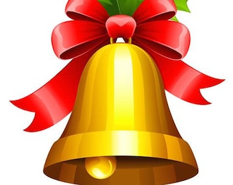 Christmas Bell Counted Cross Stitch Pattern - PDF Download