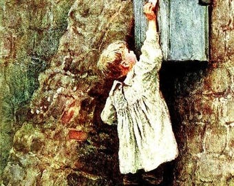 Mailing a Letter Counted Cross Stitch Pattern - Vintage PDF Download