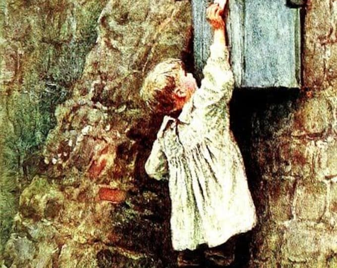 Mailing a Letter Counted Cross Stitch Pattern - Vintage PDF Download