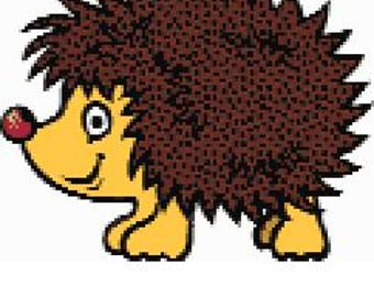 Hedgehog Cross Stitch Pattern (Digital Download)