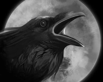 Full Moon Counted Cross Stitch Pattern, Halloween Counted Cross Stitch Pattern, Gothic Cross Stitch, Seasonal Cross Stitch – PDF Download