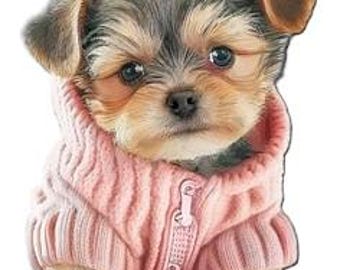Yorkie Counted Cross Stitch PDF Download