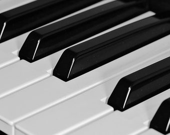 Piano Keys Counted Cross Stitch Pattern, Music Counted Cross Stitch Pattern – PDF Download