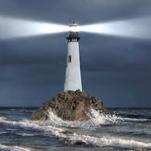 Light Counted Cross Stitch Pattern, Lighthouse Cross Stitch, Nautical Cross Stitch, Scenic Cross Stitch, Ocean Cross Stitch – PDF Download