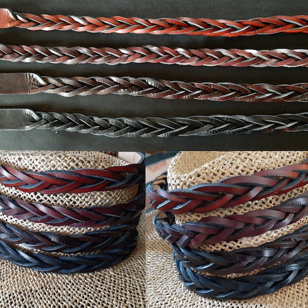 Leather Hat Band Etsy