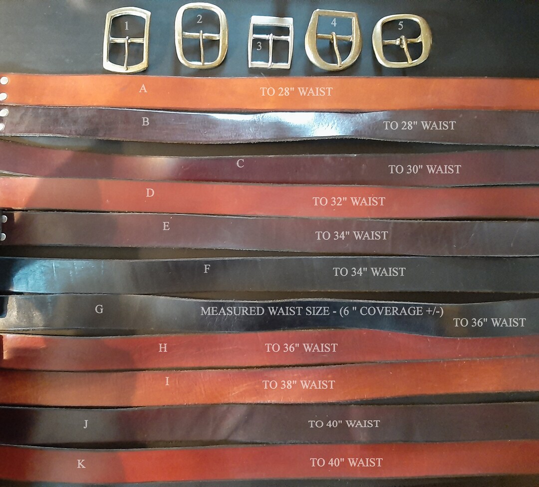 Handmade Leather Belts Plain Specials Etsy