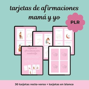 Pack of 30 positive affirmation cards for mom and daughter
