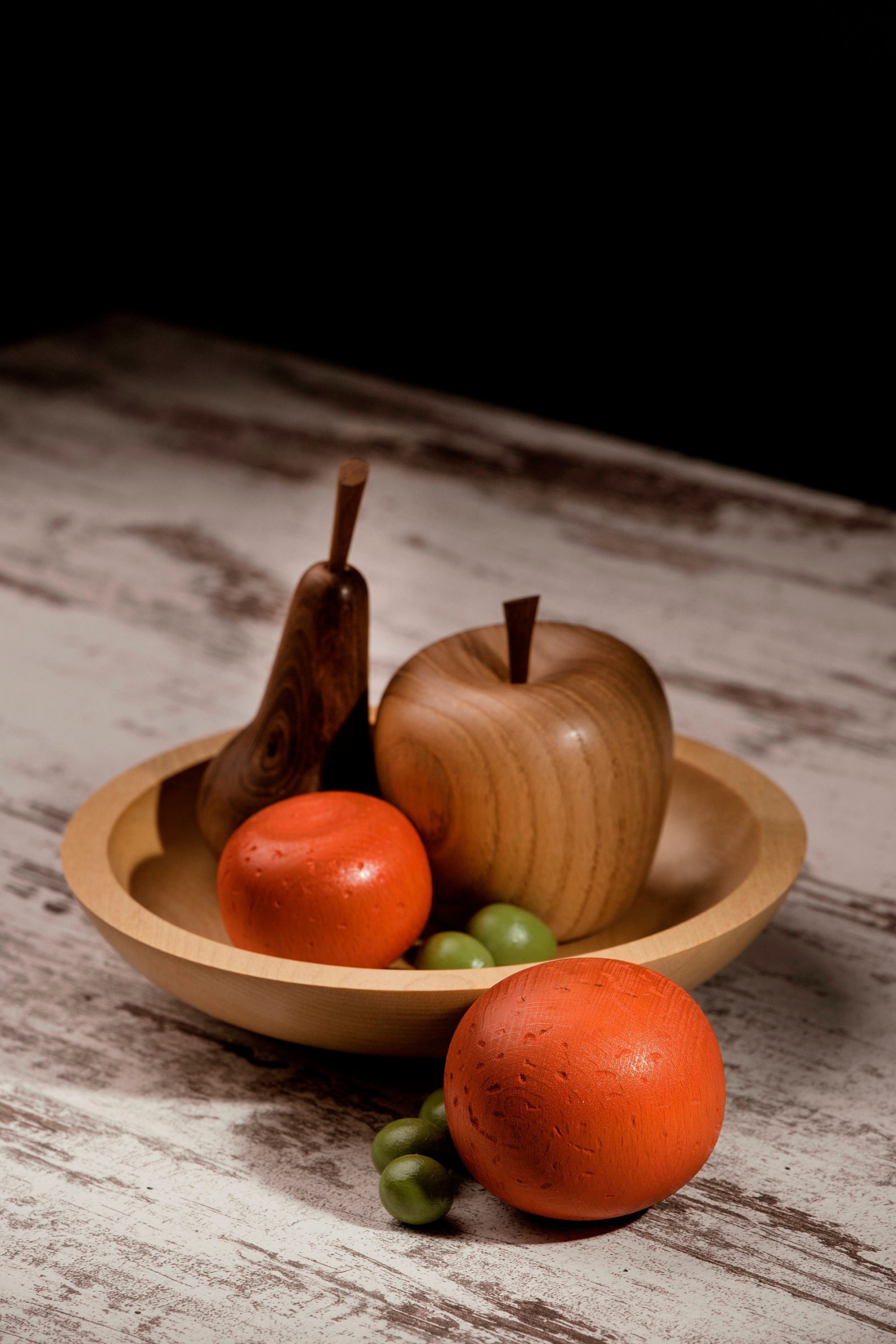 Wooden Fruits With Plate/ Home Decoration Etsy UK