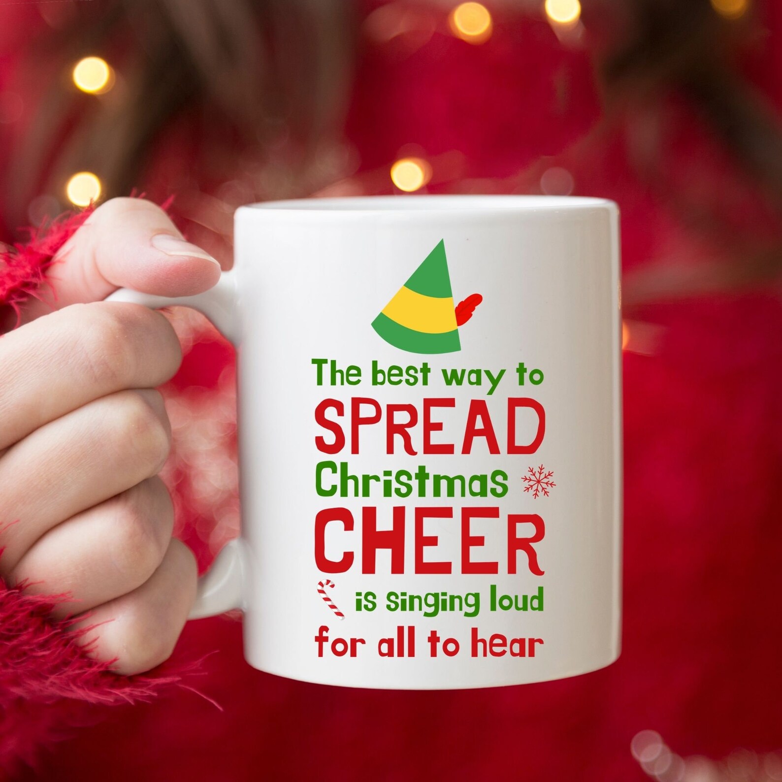 Buddy The Elf Coffee Mug The Best Way To Spread Christmas Etsy