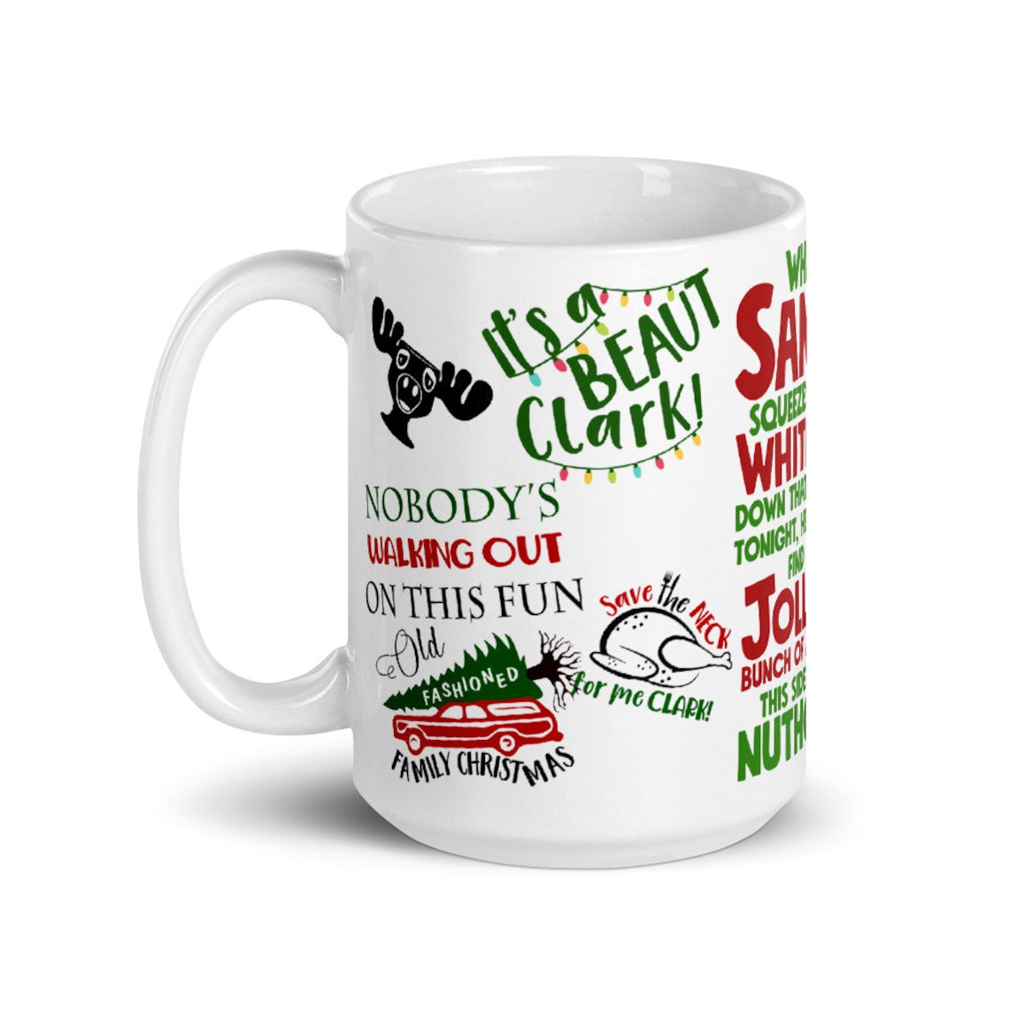 CUSTOM LISTING Christmas Vacation Theme Coffee Mug 11 oz. OR Etsy
