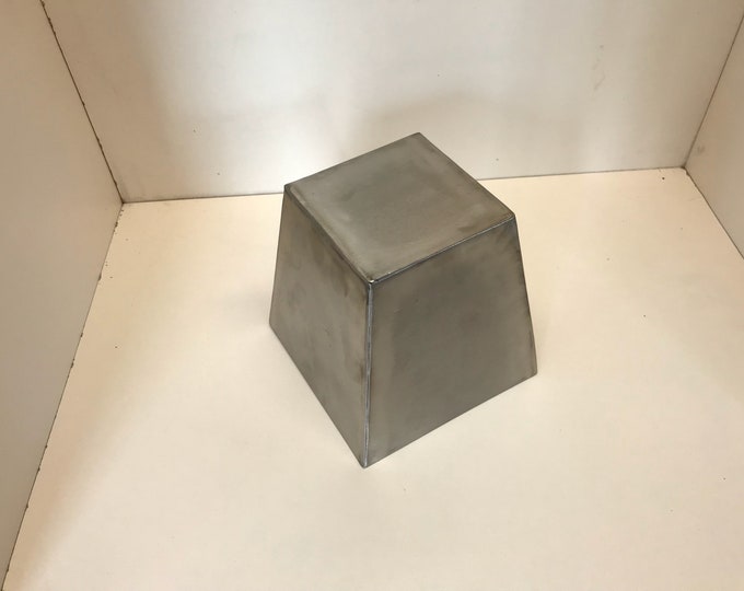 Glass fusing slumping mould, square vase draping mould