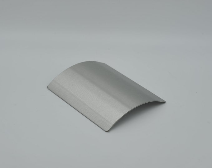 Stainless steel glass fusing/slumping barrette mould