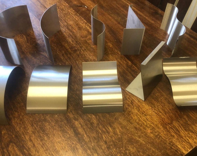 Bargain bundle, 10x standard size stainless glass moulds