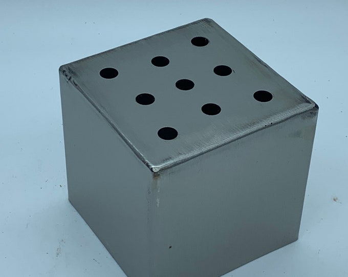 Multi hole scrap-melt pot for fused glass
