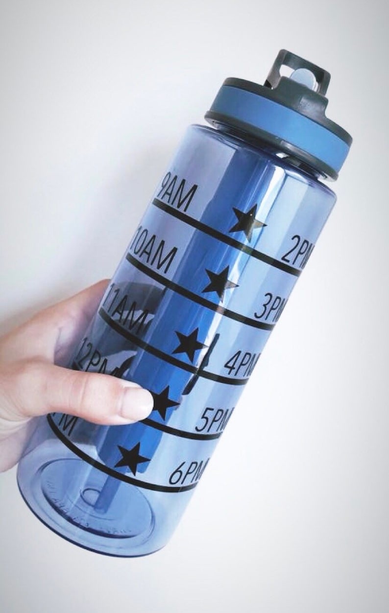Personalised Water Reminder DECAL ONLY Stay Hydrated Drink ...