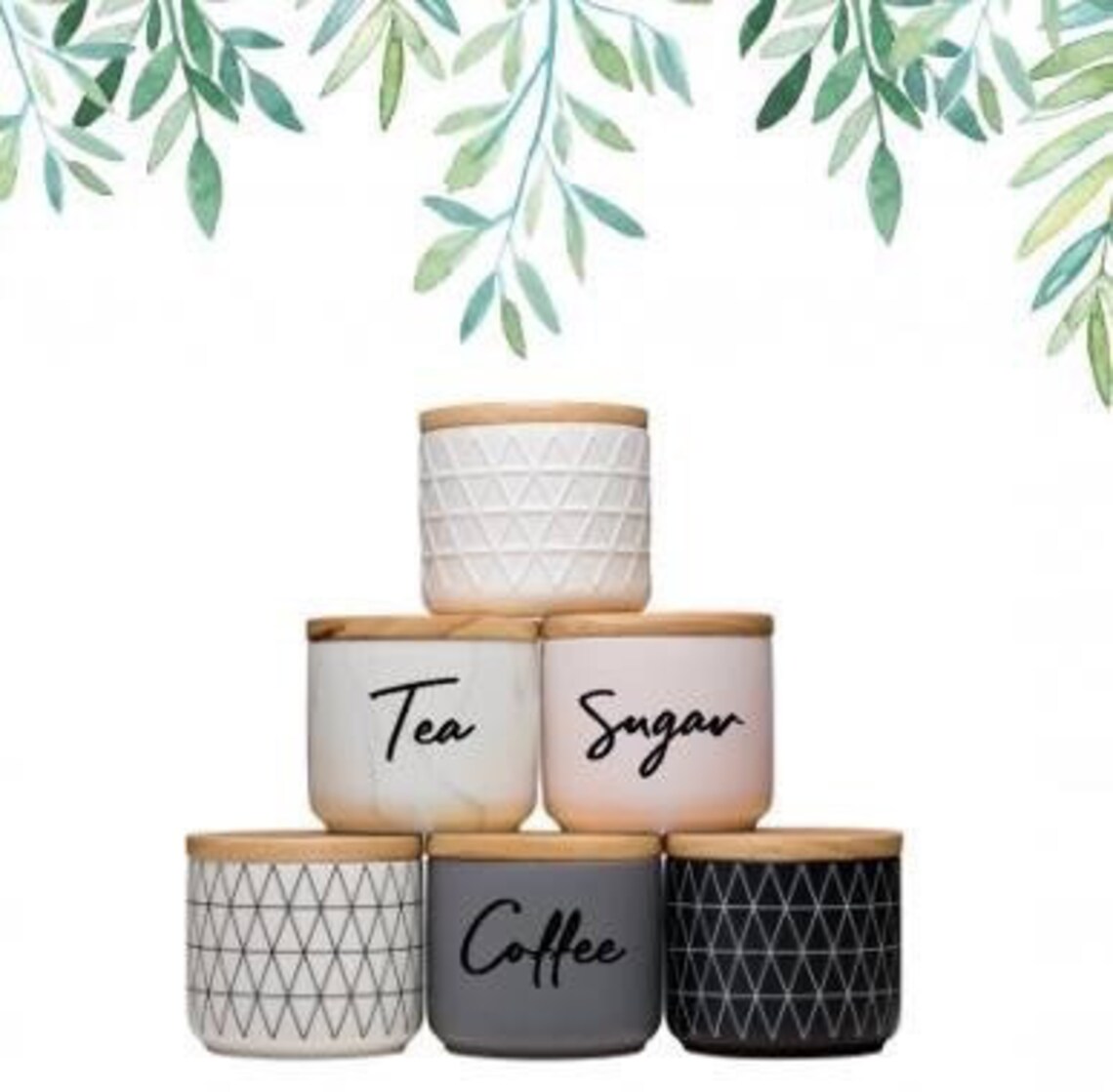 Canister Decals DIY Canister Label Canister Labels Home Etsy