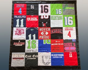tshirt blanket etsy