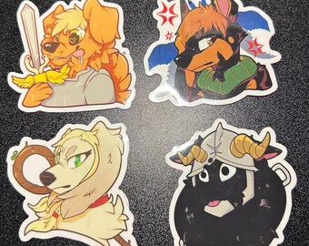 Dungeon Dog Stickers