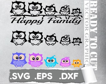 Download Owl Family Svg Etsy PSD Mockup Templates