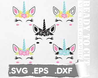 unicorn eyelash template 3 unicorn lashes unicorn svg etsy