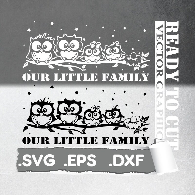 Owl Our Little Family Svg Our Family Svg Owl Dad Svg Owl Mom Etsy