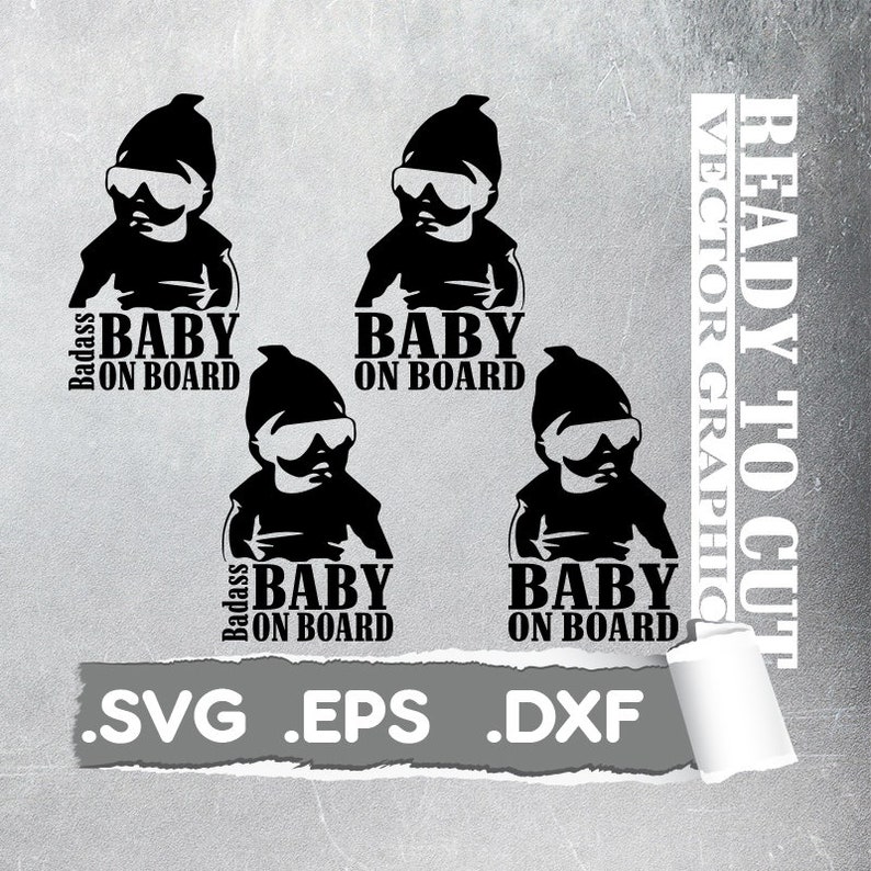 Download Baby On Board Car Decal Svg File Instant Download Cut Etsy