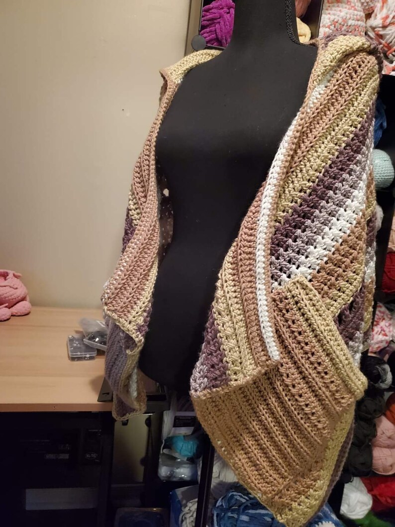 hooded pocket shawl