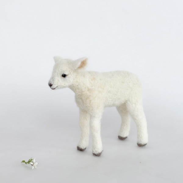 Needle Felted Lamb Etsy
