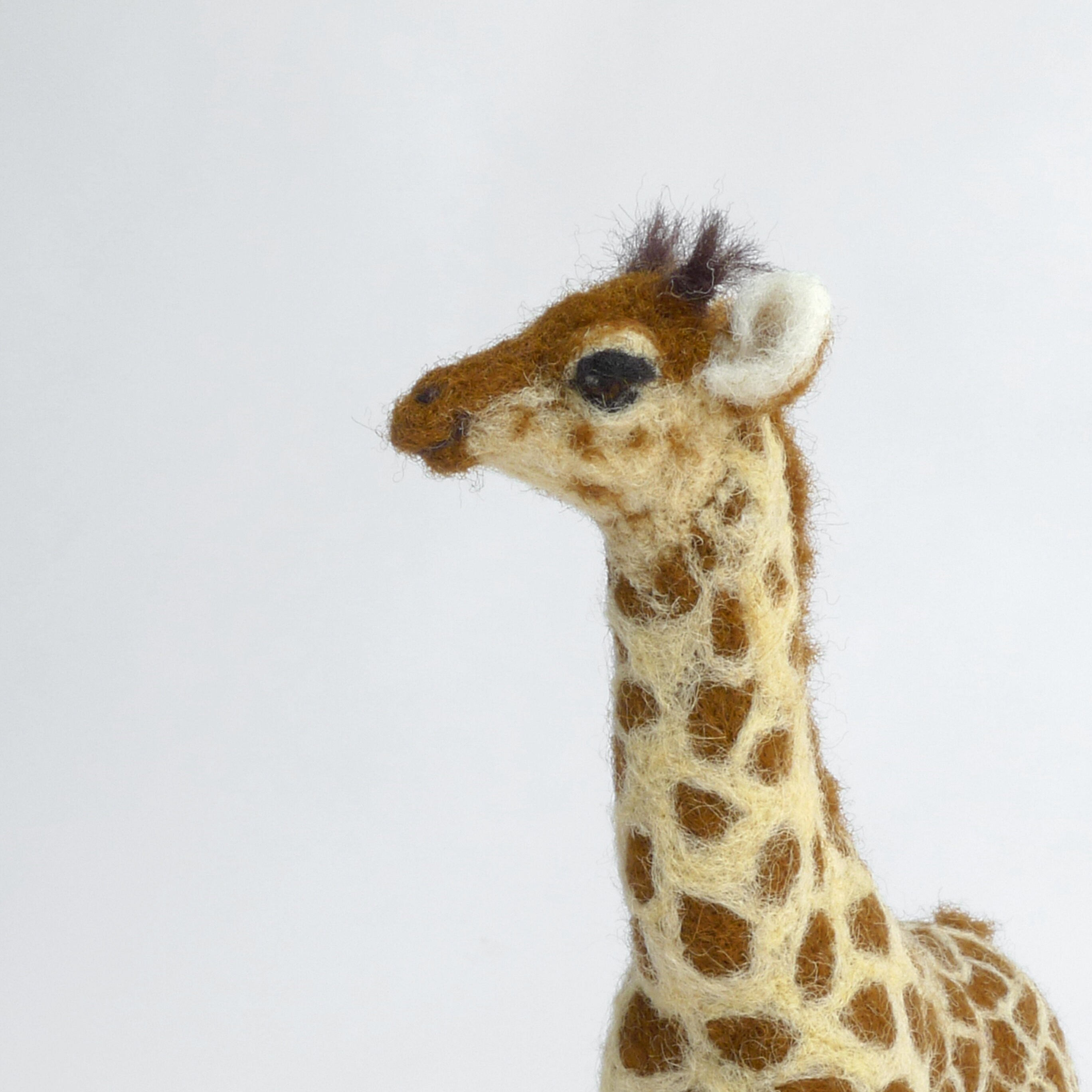 Needle Felted Giraffe/felted Giraffe /home Decor/felted Etsy