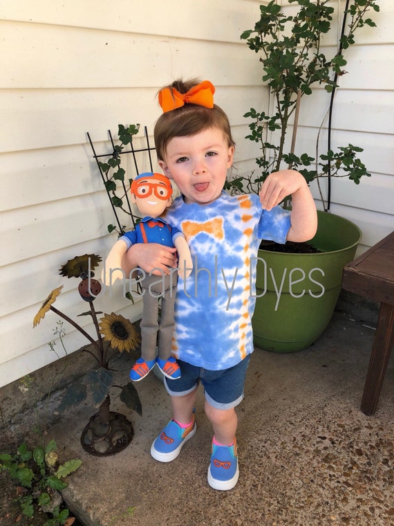 Toddler Shirt, Birthday Shirt, Tie-dye Shirt, Blue and Orange, Tie-dye  Gifts, Toddler Clothing, Tie-dye Clothing, Kids Gift 