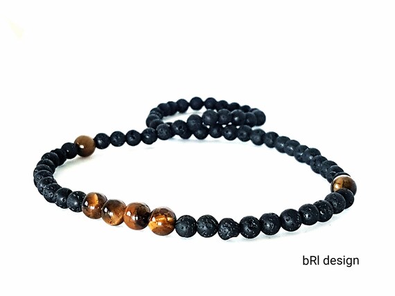 collier homme en pierre de lave collier homme en pierre de lave