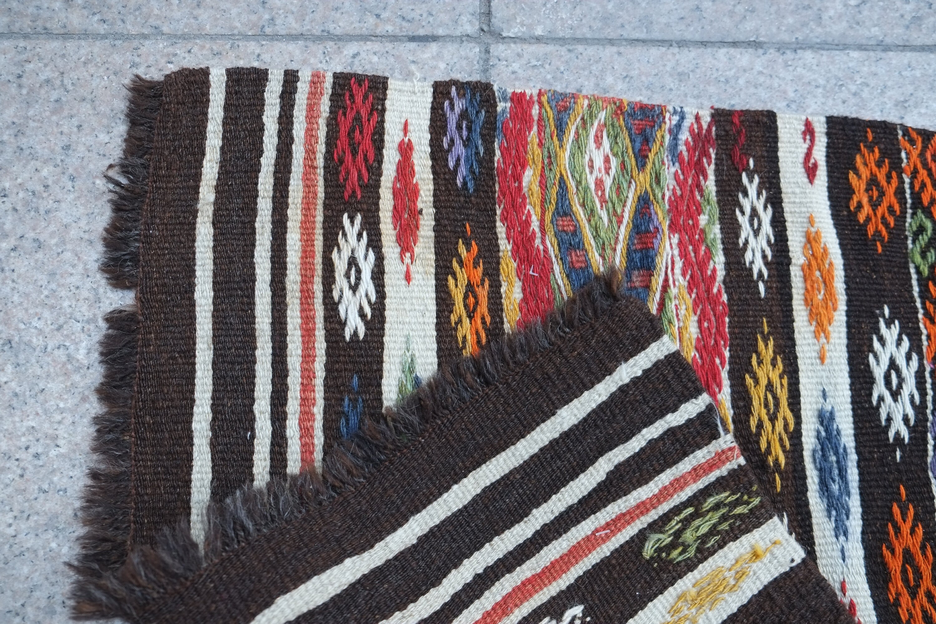 Embroideryturkish Kilim Rug 3.77x2.26ft115x69cmhandmade Etsy UK