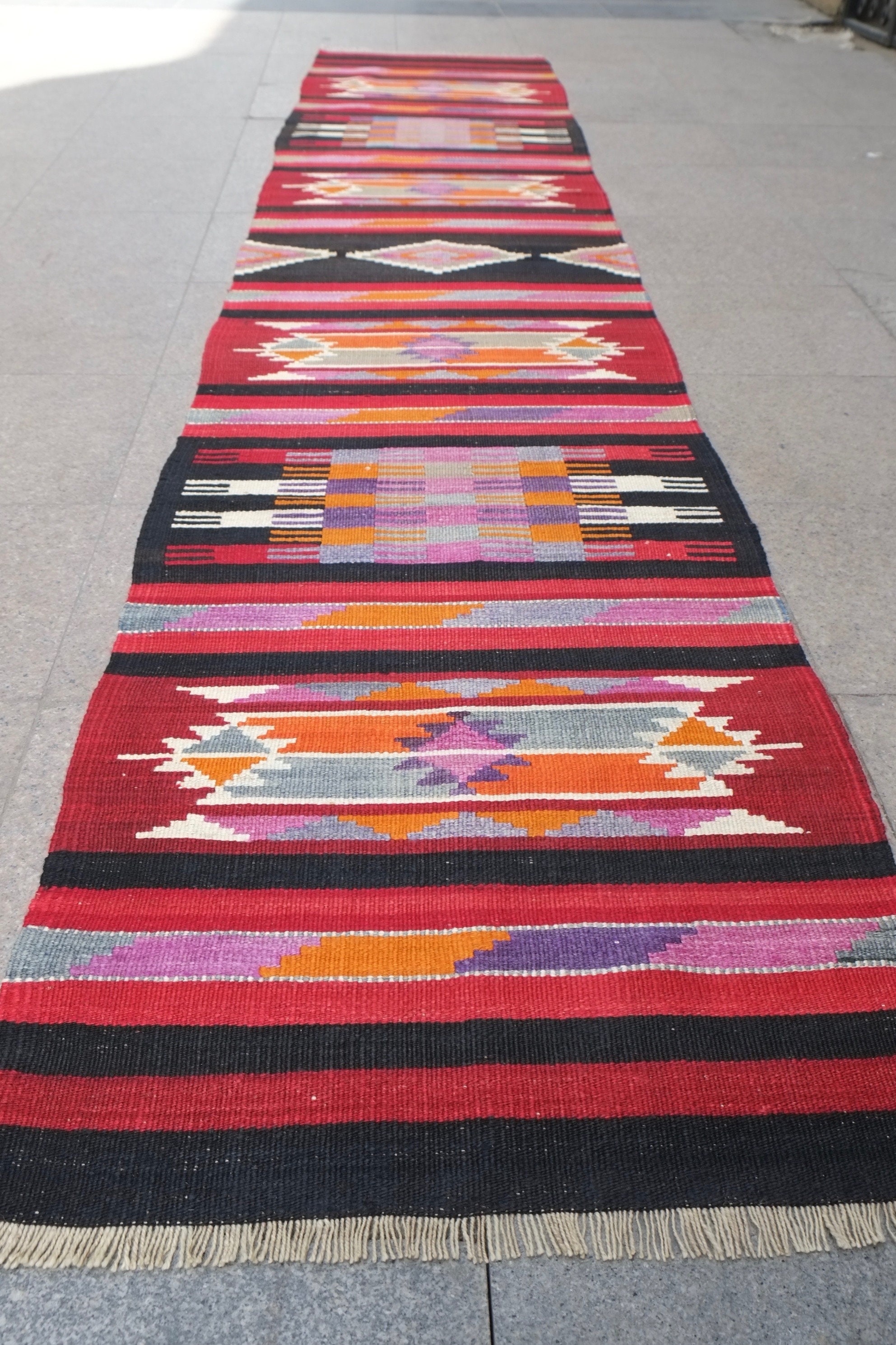 Rug Runner 12.49x2.46feet 381x75cmhandmade Etsy UK