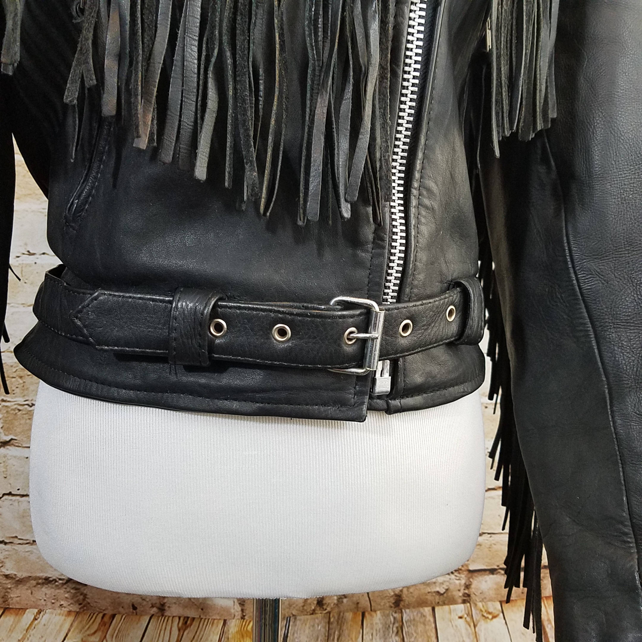 Licorice Leather Fringe Jacket – Futurepreneurs