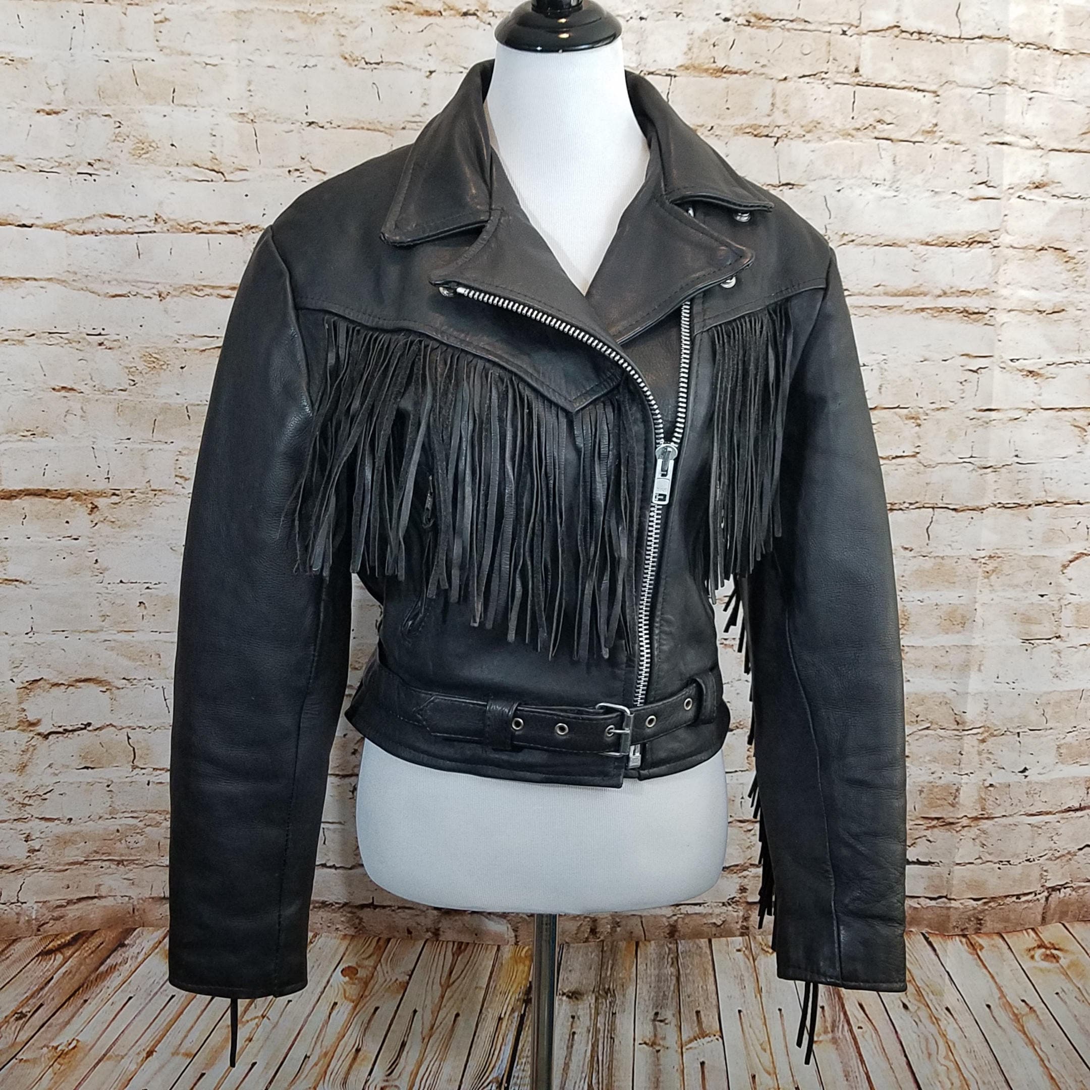 Vintage New Age Leather Jacket - Etsy
