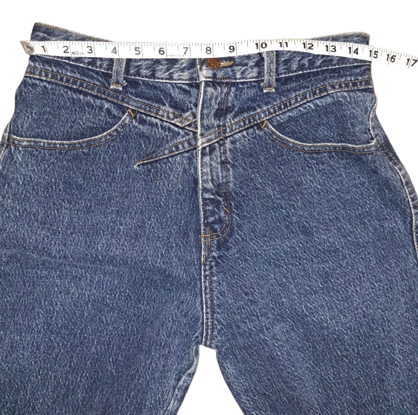 ZENA Vintage 80s Jeans Tapered High Waist Mom 30x26 Western