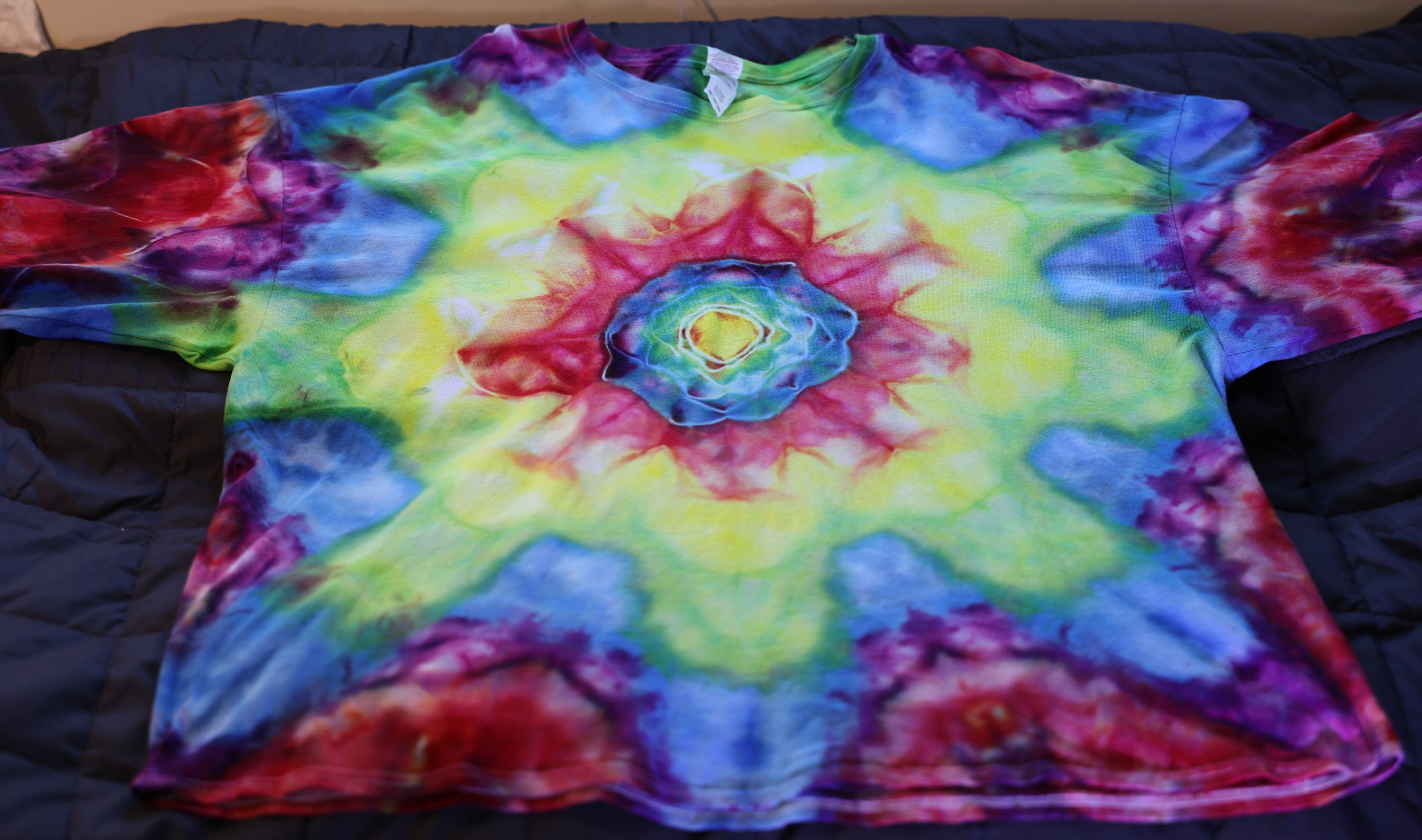 3XL Long Sleeve Ice Dye Tie Dye Etsy UK