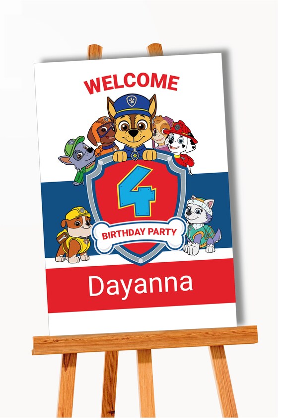 Personalized Paw Patrol Birthday Party. Complete Set Includes Etsy