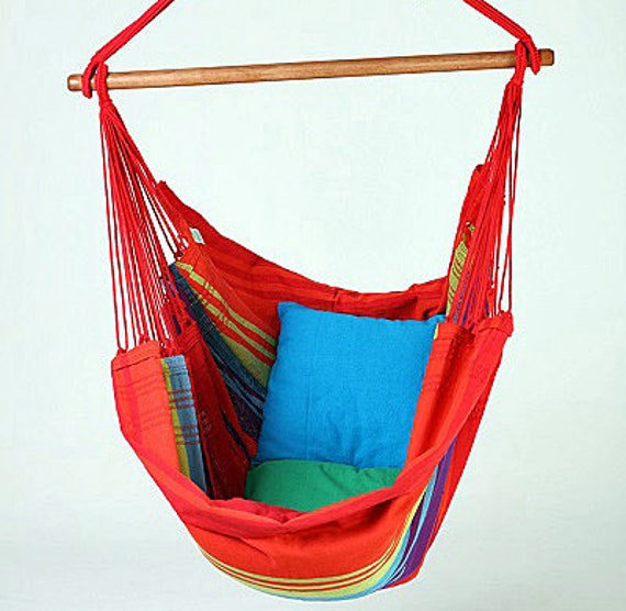 New Collection Fine Cotton Hammock Chair, Made in Brazil New Collection Fine Cotton Hammock Chair, Made in Brazil