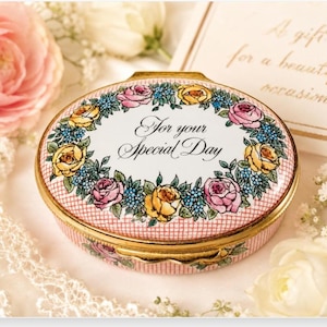 Halcyon Days Enamel Boxes Vintage - Etsy