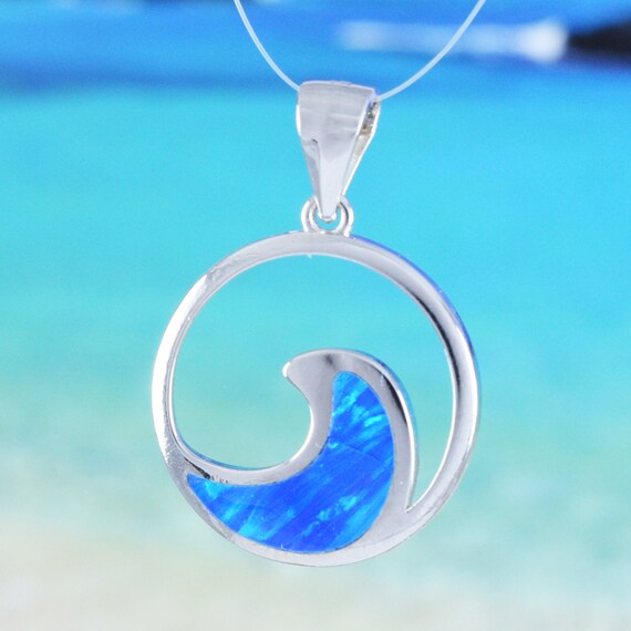 Etsy on sale wave necklace