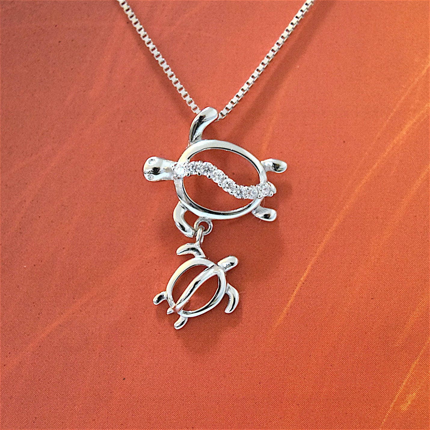 Anhänger "Schildkröte" Aus 925 Silber | Höllwerk