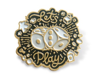 Let's Play - Enamel Pin