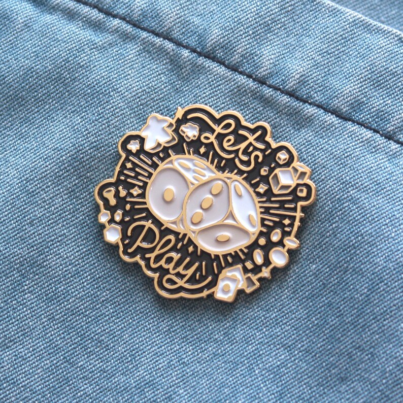Enamel Pin Let/'s Play