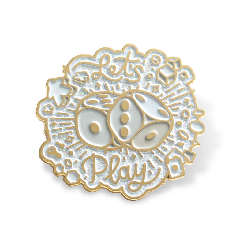 Enamel Pin Let/'s Play