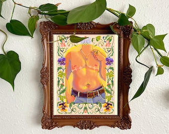 Spring Euphoria Trans Pride Print