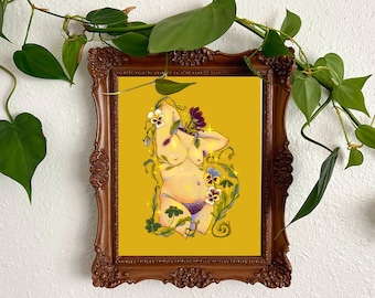 Impresión gorda y feliz